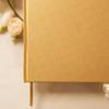 MUUJEE Personalized Guestbook in Gold - Premium Custom Modern Guest Book for Wedding Reception, Birthday Party or Events w/Bookmark Blank Pages for Signing 11.5 x 8.5 inches view 4
