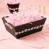 Celebrate It Black Gift Basket with Handles - Paper Gift Basket for Weddings, Parties, Birthdays - Bulk 12 Pack view 2