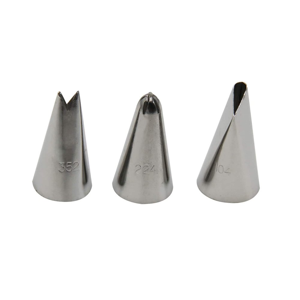 Celebrate It No.352, No.104 & No.224 Decorating Tip Set, 12 Pack