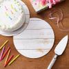 Celebrate It 10" White Wood Grain Cake Boards, 12 Packs: 3 ct. (36 total) view 2