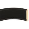 OVALCREST - Crescent Wooden Beveled Wall Mirror for Home Decor, Bathroom, Vanity, Bedroom, Living Room, Hallway - Matte Black - 28.375x36.375 Outside Dimensions - Wilmington Style view 2