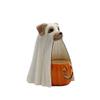 Cosmos Gifts 21020 Ghost Dog Holding Pumpkin Tealight Holder 4 7/8" X 4 5/8" X 6 3/8" H view 3