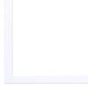 OVALCREST - Teardrop Wooden Beveled Wall Mirror for Home Decor, Bathroom, Vanity, Bedroom, Living Room, Hallway - Linen White - 38.375x27.375 Outside Dimensions - Vanderbilt Style view 4