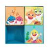 Baby Shark Collapsible Soft Storage Cubby with 3 Collapsible Cubes view 2