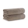 Aston & Arden Anatolia Turkish Bath Towels - Pack of 2-100% Ring Spun Cotton, Soft Plush Absorbent, 600 GSM Low Twist Weave, Premium Towel for Hotel, Spa, Bathroom, 30 x 60 in, Sandstone Tan view 1