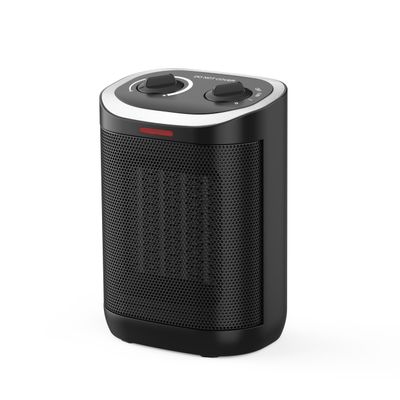 Space Heater for Indoor Use, 1500W PTC Ceramic Heater with Thermostat, Small Space Heater 2S Rapid Heating, 3 Modes, Electric Portable Heater with Safety Protection for Bedroom, Quiet Office