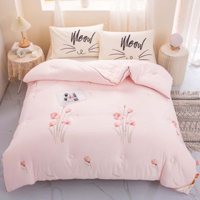 YSUEFIJO Winter Soft Luxury Thick Fluffy Warm Comforter, All Seasons Machine Washable Duvet Insert, Breathable Down Alternative Quilted Duvet Insert, Comforter for Boys Girls