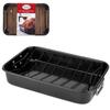 Alpine Cuisine Turkey Roaster Pan with Rack 16-Inch - Nonstick Coating Carbon Steel Pan - Black & Heavy Duty Roasting Pan - Easy to Clean, Multipurpose Use - Durable & Dishwasher Safe view 1