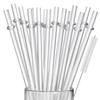 15 Pieces 11 Inch Clear Reusable Plastic Replacement Drinking Straws, Fit for 24 oz 32oz 40oz Mason Jars, Tumblers, Extra Long Unbreakable Drinking Straws with Cleaning Brush, BPA Free view 1