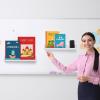 Lincia 2 Pcs Magnetic Book Shelf for Whiteboard Metal Floating Magnetic Book Display Shelf for Teacher Office(17 x 2.4 x 2 Inch,White) view 2