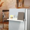 Lincia 2 Pcs Magnetic Book Shelf for Whiteboard Metal Floating Magnetic Book Display Shelf for Teacher Office(17 x 2.4 x 2 Inch,White) view 4