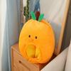 HIPIHOM Plush Fruit Headgear Hat Funny Novelty Hat Sleeping Pillow Toy Stuffed Cap Photo Props Warm Cosplay Costume Head Accessories (Orange) view 4