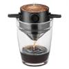 ShanLily Coffee Maker, Reusable Cone Coffee Dripper Filter, Stainless Steel Reusable Coffee Filters, Pour Over Coffee Maker for Home Office Travel view 3