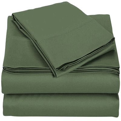 Hotel Luxury Bed Sheets 1000 Thread Count RV King Size 72"X80", Smooth RV Sheets Set 4 Pc High Thread Count Sheets vs Egyptian Cotton Sheets, 15" Deep Pocket Wine