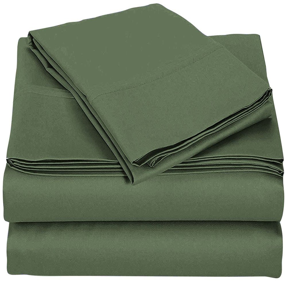 Hotel Luxury Bed Sheets 1000 Thread Count RV King Size 72"X80", Smooth RV Sheets Set 4 Pc High Thread Count Sheets vs Egyptian Cotton Sheets, 15" Deep Pocket Wine