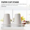 Zerodeko Paper Cup Storage Holder for Bar Tabletop Organizer for Disposable Cups High Guardrail Design for Home Office Restaurants view 3