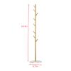DOORXIFO Gold Coat Racks, Metal Coat Rack Freestanding with Hooks, Entryway Coat Rack Stand, Coat Racks with Marble Base, Coat Tree for Hanging Clothes, Hats, Bags view 4
