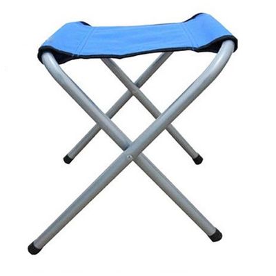 AVRYN Foldable Step Stool,Portable Folding II Camp Stool Lightweight 600D Oxford Cloth Seat Chair,for Beach Picnic Barbecue Fishing Camping (Color : Blue)