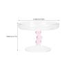Zerodeko Elegant Glass Fruit Dessert Tray High Feet for Weddings Birthdays Home Use Stylish Cake Stand for Displaying Snacks Candy Treats view 2