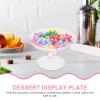 Zerodeko Elegant Glass Fruit Dessert Tray High Feet for Weddings Birthdays Home Use Stylish Cake Stand for Displaying Snacks Candy Treats view 3