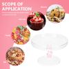Zerodeko Elegant Glass Fruit Dessert Tray High Feet for Weddings Birthdays Home Use Stylish Cake Stand for Displaying Snacks Candy Treats view 4