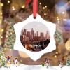 Los Angeles Cityscape Christmas Ornaments 2022 California USA Ornaments for Christmas Trees Travel Souvenir Personalized Christmas Ornaments Holiday Christmas Keepsake New Year Tour Pal Gifts 3 Inch view 2