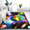 BATATADOCE Outer Space Floor Rugs Planet Area Rugs Solar System Rug Space Area Rug Boys Rugsfor Bedroom Playroom Living Room Space Room Decor 5'7' view 1