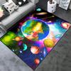 BATATADOCE Outer Space Floor Rugs Planet Area Rugs Solar System Rug Space Area Rug Boys Rugsfor Bedroom Playroom Living Room Space Room Decor 5'7' view 3