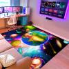 BATATADOCE Outer Space Floor Rugs Planet Area Rugs Solar System Rug Space Area Rug Boys Rugsfor Bedroom Playroom Living Room Space Room Decor 5'7' view 4