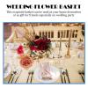 4 Pcs Wedding Basket Picnic Basket Handheld Wooden Weaving Woven Weaving Storage Woven Flower Wedding Wove Sundries view 2
