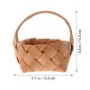 4 Pcs Wedding Basket Picnic Basket Handheld Wooden Weaving Woven Weaving Storage Woven Flower Wedding Wove Sundries view 3