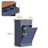 Betterhood Tilt Out Trash Cabinet 10 Gallon Wooden Free Standing Laundry Sorter Cabine,Recycling Cabine with Hideaway Drawer,Tilt Out Trash Cabinet Can Bin Kitchen view 2