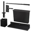Iris Ohyama SSE-5TO Toilet Cleaning 5-Piece Set, Cleaning Set, Cleaning Supplies, Easy Cleaning, Even Narrow Corners, Black view 1