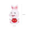 GANAZONO Resin Bunny Figurine Adornment Shaking Car Interior Decor Cute Desktop Ornament for Decoration for Bunny view 2
