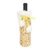 Fdit Sequin Cloth Christmas Wine Bottle Cover, Gold, Holiday Decoration, 11.0x4.7 Inch view 3