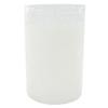 Light Garden 565380-7.5" White Crackle Glass Candle Holder view 1
