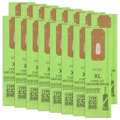 16 Pack Vacuum Bags Replacement for Oreck Type CC, Fit all Orck XL Upright Vacuum Cleaner, XL XL2 XL7 XL21, Replaces Part #CCPK8, CCPK8DW, Green