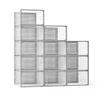 Kuject X-Large Shoe Storage Boxes Organizers Clear Plastic Stackable 12 Pack, Shoe Rack & Holder Substitute, Sneaker Containers, Toy Storage Organizer Bins for Entryway, Closet, Under Bed, Grey view 1