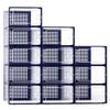 Kuject X-Large Shoe Storage Boxes Organizers Clear Plastic Stackable 12 Pack, Shoe Rack & Holder Substitute, Sneaker Containers, Toy Storage Organizer Bins for Entryway, Closet, Under Bed, Blue view 1