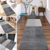 GRAPKS Runners Rug for Hallway Non-Slip, Entryway Narrow Area Rugs, Modern Grey Corridor Hall Kitchen Rug Runner Floor Mat 1m/2m/3m/4m/5m/6m Long Carpet (Size : 2.3 ft x 16.4 ft) view 1