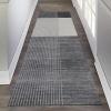 GRAPKS Runners Rug for Hallway Non-Slip, Entryway Narrow Area Rugs, Modern Grey Corridor Hall Kitchen Rug Runner Floor Mat 1m/2m/3m/4m/5m/6m Long Carpet (Size : 2.3 ft x 16.4 ft) view 2
