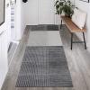 GRAPKS Runners Rug for Hallway Non-Slip, Entryway Narrow Area Rugs, Modern Grey Corridor Hall Kitchen Rug Runner Floor Mat 1m/2m/3m/4m/5m/6m Long Carpet (Size : 2.3 ft x 16.4 ft) view 3