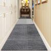 GRAPKS Runners Rug for Hallway Non-Slip, Entryway Narrow Area Rugs, Modern Grey Corridor Hall Kitchen Rug Runner Floor Mat 1m/2m/3m/4m/5m/6m Long Carpet (Size : 2.3 ft x 16.4 ft) view 4