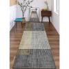 GRAPKS Runners Rug for Hallway Non-Slip, Modern Grey Gold Carpet Washable Area Rug Corridor Stair Passage Carpet Runner Mat 60cm/70cm/80cm/100cm Wide (Size : 2.3 ft x 11.5 ft) view 4