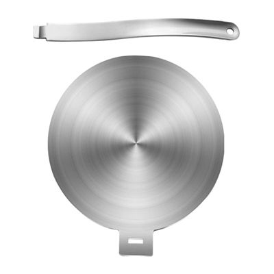 Stainless Steel Induction Plate Adapter with Handle