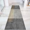 GRAPKS Runners Rug for Hallway Non-Slip, Modern Grey Gold Carpet Washable Area Rug Corridor Stair Passage Carpet Runner Mat 60cm/70cm/80cm/100cm Wide (Size : 2.6 ft x 14.8 ft) view 2