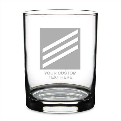 7.62 Design Personalized U.S. Navy Seaman 14 oz. Double Old Fashioned Glass