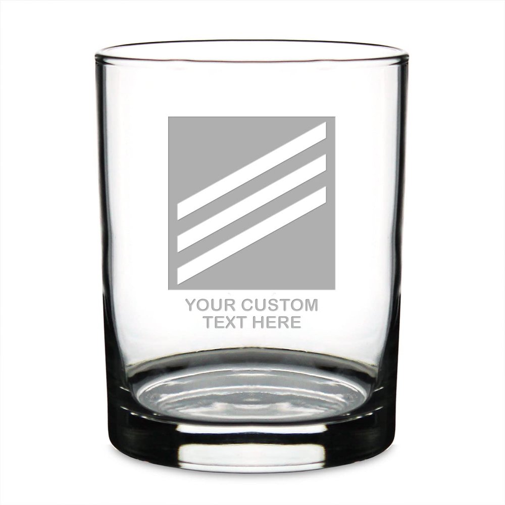 7.62 Design Personalized U.S. Navy Seaman 14 oz. Double Old Fashioned Glass