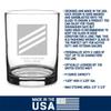 7.62 Design Personalized U.S. Navy Seaman 14 oz. Double Old Fashioned Glass view 4