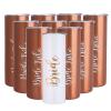 10 Pack Bride to Be Skinny Tumbler | 20 oz Bride Tribe Stainless Steel Wine Tumblers | Engagement Wedding Gifts Bridesmaids Mugs Bachelorette Party Supplies & Games view 1